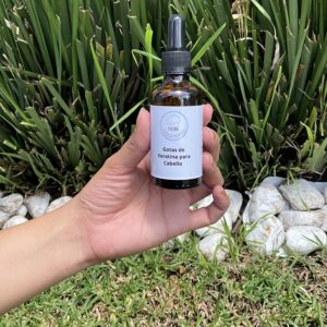 Gotas capilares de keratina